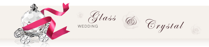 Glass and Crystal Wedding Favors