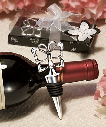 And these Fashioncraft exclusive butterfly wine bottle stopper favors are 
