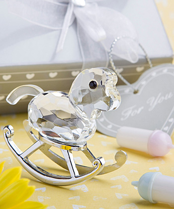 Choose this Choice Crystal Collection rocking horse favor and your party 
