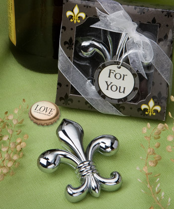 Fleur de lis design bottle openers