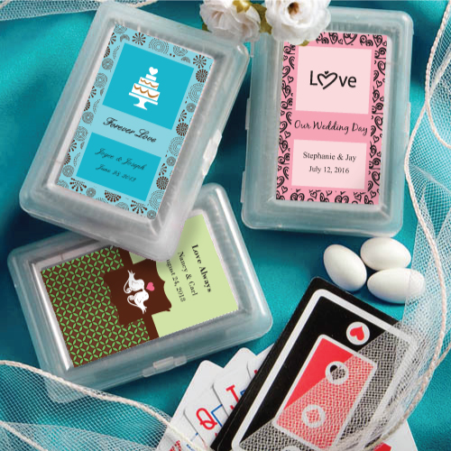 100 Personalized Deck Of Playing Cards Wedding Favors eBay