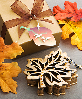 A golden choice as favors for fall weddings or any autumn occasion 