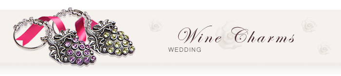 Wedding Favor Wine Charms