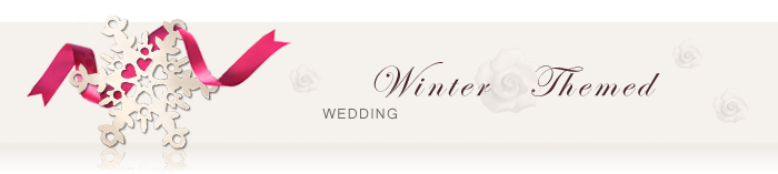 Winter Wedding Favors