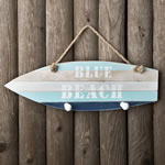 Boat shaped hanger with 2 knobs