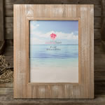 Distressed wood wide border 8 x 10 frame from gifts by Fashioncraft&reg;