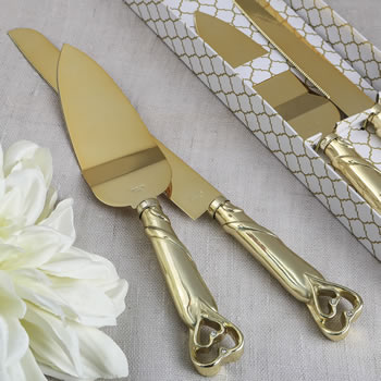 Two Piece cake knife set from Fashioncraft&reg;