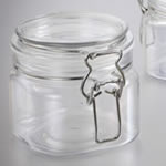 Perfectly Plain Collection 16 oz.  Large clear Acrylic Apothecary Jar Favor