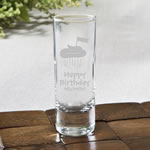 Personalized Fun 2 oz shooter glasses - birthday design