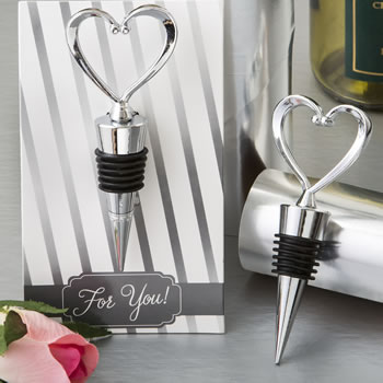 All Metal Heart Wine Bottle Stopper from Fashioncraft&reg;