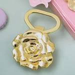 Champagne gold rose bottle opener
