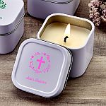 Design your own direct screen printed candle tin