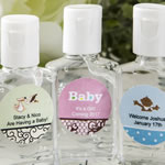 Personalized expressions hand sanitizer favors