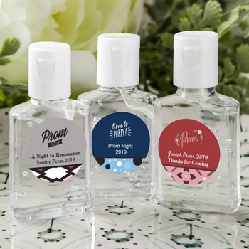 personalized expressions hand sanitizer favors - prom design