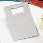 Perfectly Plain Collection - Credit Card stainless steel bottle opener