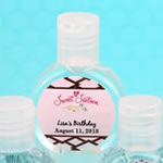 Personalized expressions hand sanitizer favor