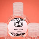 Personalized expressions hand sanitizer favor