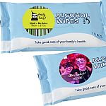 Personalized expressions Alcohol wipes pack of 10 sheets