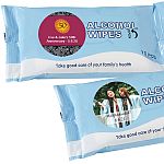 Personalized expressions Alcohol wipes pack of 10 sheets