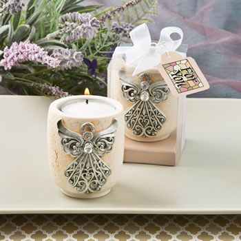 Exquisite angel design candle tea light holder from Fashioncraft&reg;
