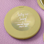 Personalized metallics collection compact mirror from Fashioncraft&reg;