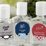 personalized expressions hand sanitizer favors - prom design 30 ml size