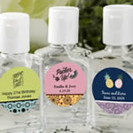 personalized expressions hand sanitizer favors - tropical design 30 ml size