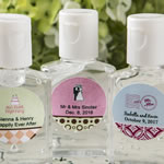 Personalized expressions hand sanitizer favors 30 ml size