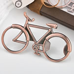 Vintage Bicycle design antique copper color metal bottle opener