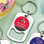 personalized expressions stainless steel small key chain bottle opener