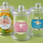 Personalized expressions collection clear acrylic apothecary jar with lid