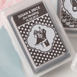 Chalk Board Collection Playing Card Favors for weddings