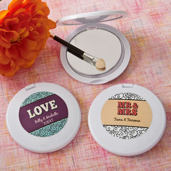 personalized compact mirror from Fashioncraft&reg;- Marquee design