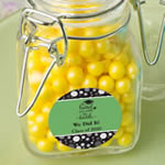 Personalized Classic Apothecary Glass Jar - graduation design