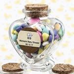 Personalized Expressions Collection heart shaped glass jars