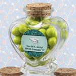 Personalized Expressions Collection heart shaped glass jars