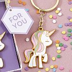 Adorable unicorn design keychain