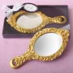 Gold 'Make It Royal' Princess Hand Mirror