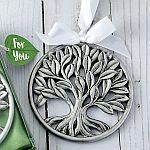 Tree of Life pewter finish hanging ornament