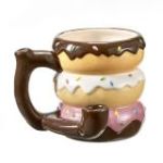 Donut mug - pipe - novelty mug