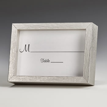 Silver wood 2x3 picture frame