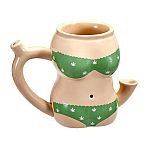 green bikini mug