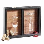 wine cork and beer cap holder shadow box