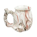 Pink Marble roast & toast small mug