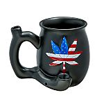 embossed patriotic leaf roast & toast mug
