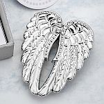 Guardian Angel wings metal pin
