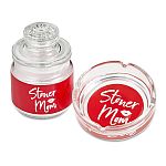 Ashtray and stash jar set - RED stoner mom design