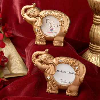 Good luck gold Indian elephant picture frame from Fashioncraft&reg;