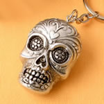 Sugar Skull  key chain from our Day of the Dead Collection