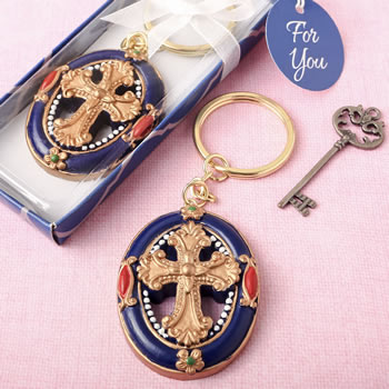 Gold Cross themed Keychain from Fashioncraft&reg;